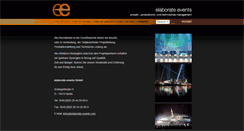 Desktop Screenshot of elaborate-events.com
